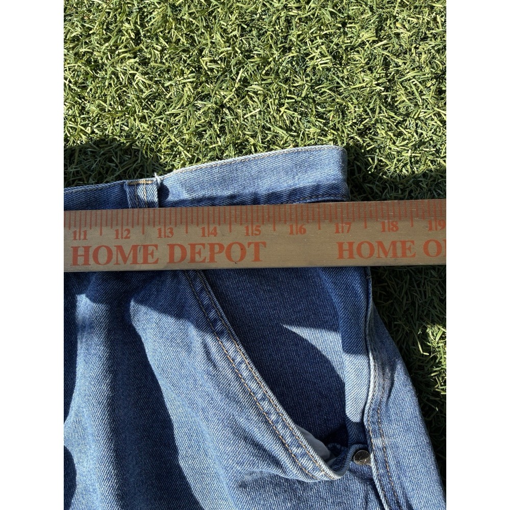 VINTAGE SIZE 36 MENS CARPENTER JEAN SHORTS FUSE JEANS WEAR‎ - Picture 3 of 5